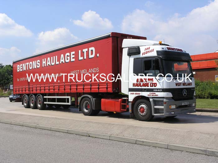 BENTONS HAULAGE Y338 COE