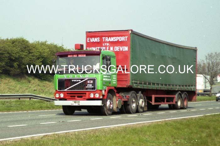 EVANS TRANSPORT B417 YWL