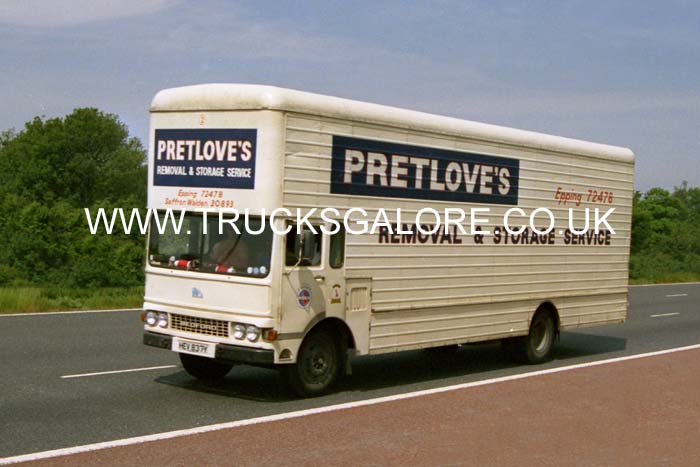 PRETLOVES REMOVALS HEV 837Y