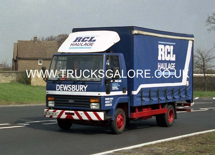 RCL HAULAGE B634 XCX