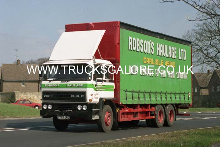 ROBSONS HAULAGE B723 JAO